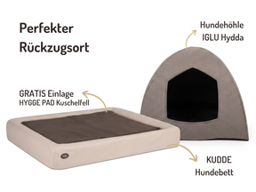 Hundehöhlen-Bundle | KUDDE + Iglu Hydda