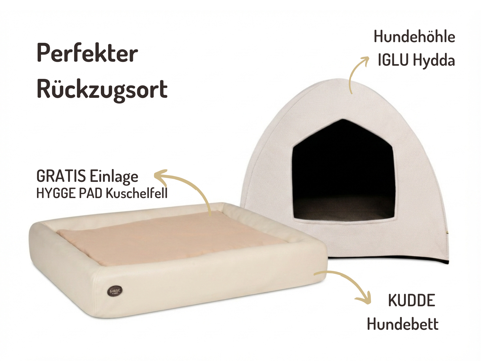 Hundehöhlen-Bundle | KUDDE + Iglu Hydda