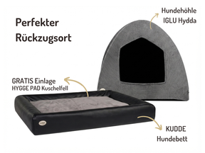 Hundehöhlen-Bundle | KUDDE + Iglu Hydda