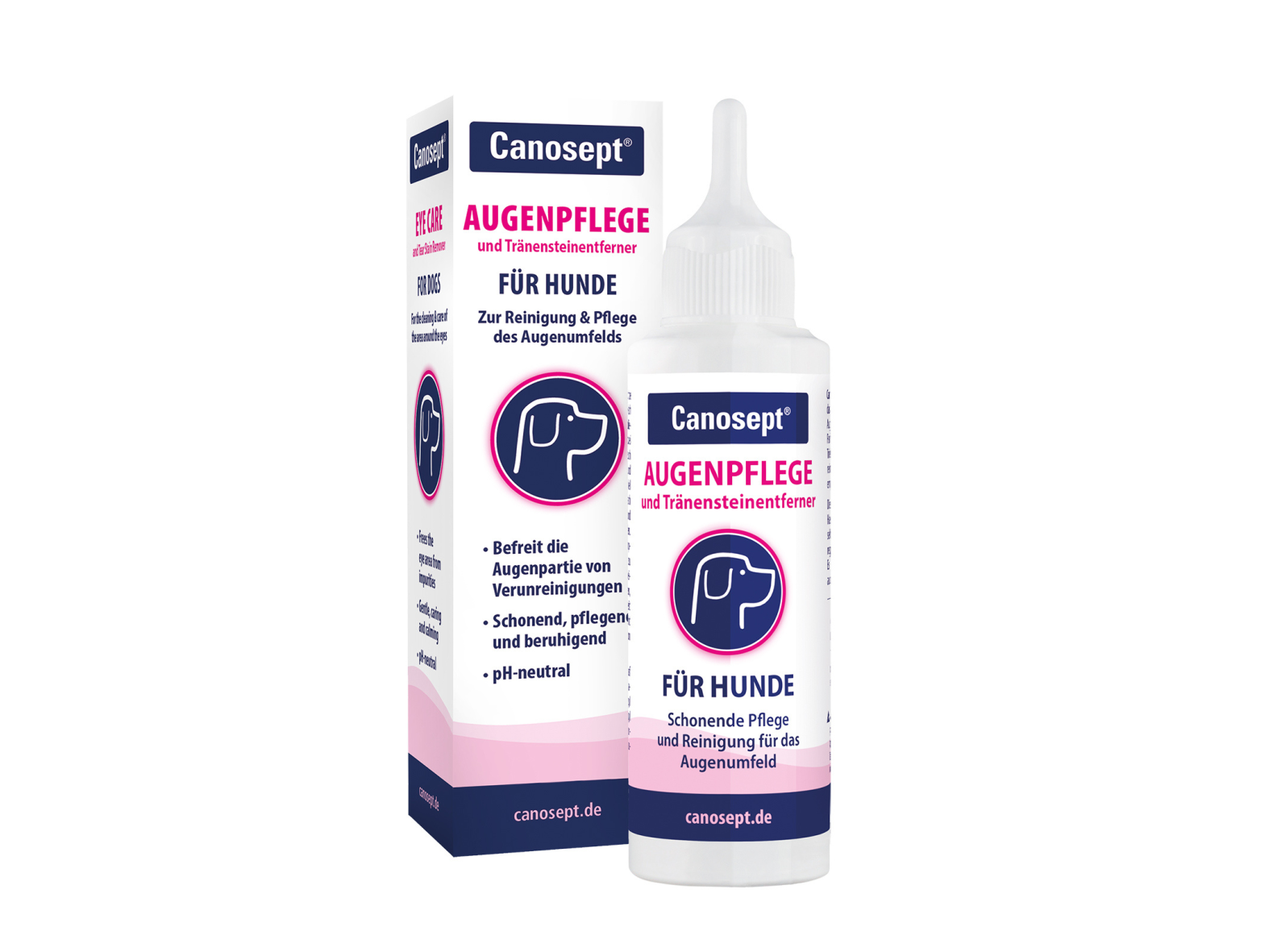 Canosept Augenpflege & Tränensteinentferner 120 ml für Hunde